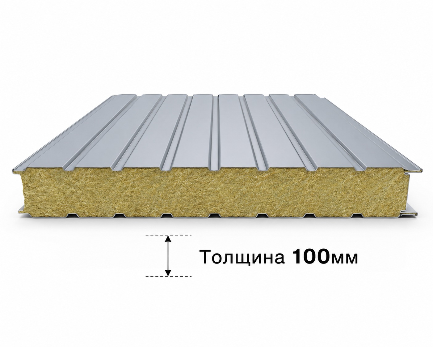 Стеновые сэндвич-панели толщиной 100 мм